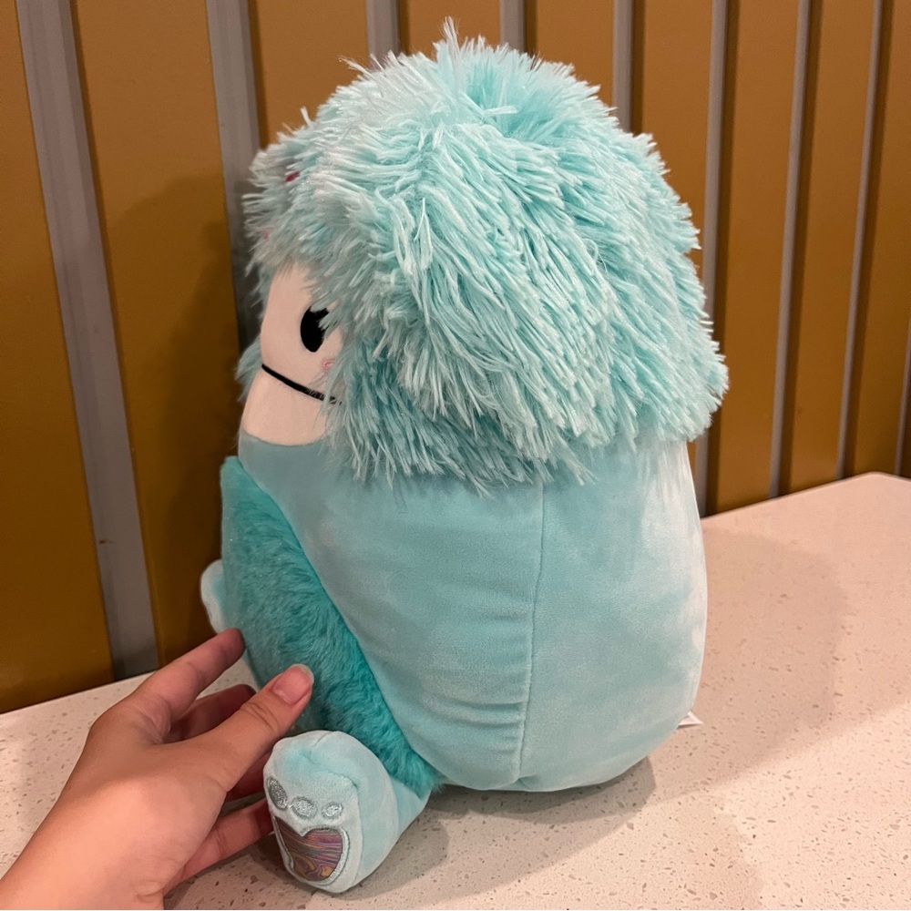 Squishmallow Joelle 12 Inch Blue Bigfoot Yeti! - Picture 7 of 8